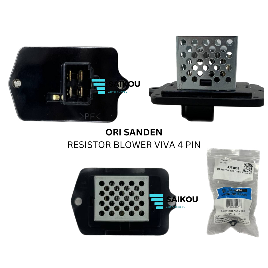 Resistor Blower Perodua Viva 12v 4 Pin Shopee Malaysia