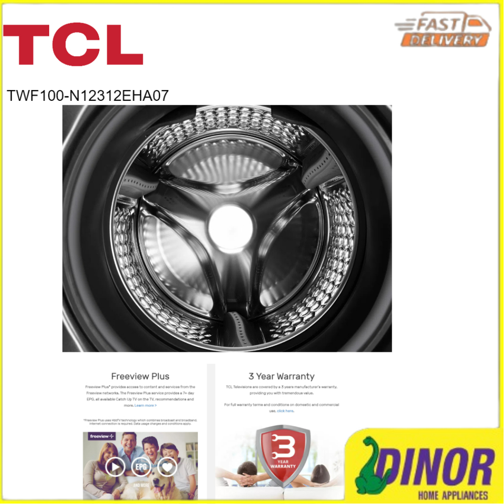 TCL WASHER AND DRYER COMBO 10kg/7kg Inverter Direct Drive Washer and ...