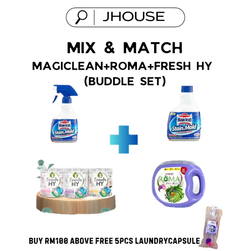 (MIX & MATCH SET) MAGICLEAN + ROMA + FRESH HY BUDDLE SET | Shopee Malaysia