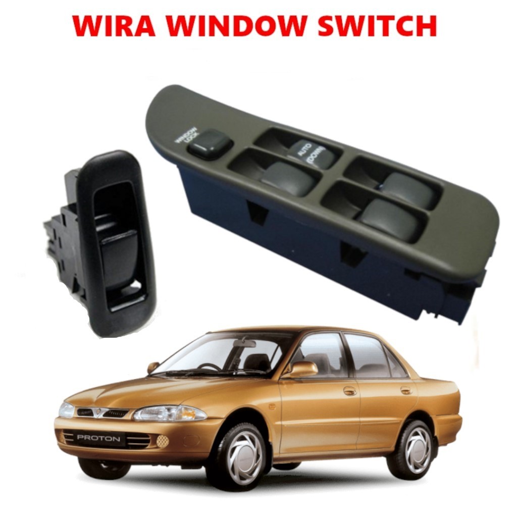 Proton WIRA Power Window Main Switch Auto Down Side Window Suis Tingkap ...