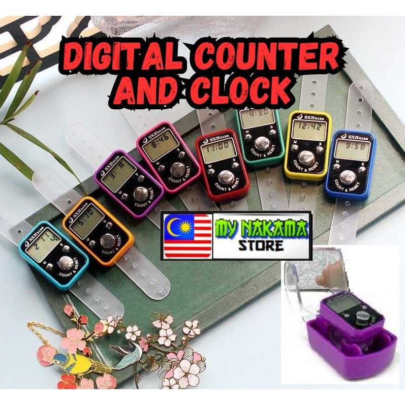 Digital Counter With Clock Complete With Box (NO LED LIGHT) | Shopee ...