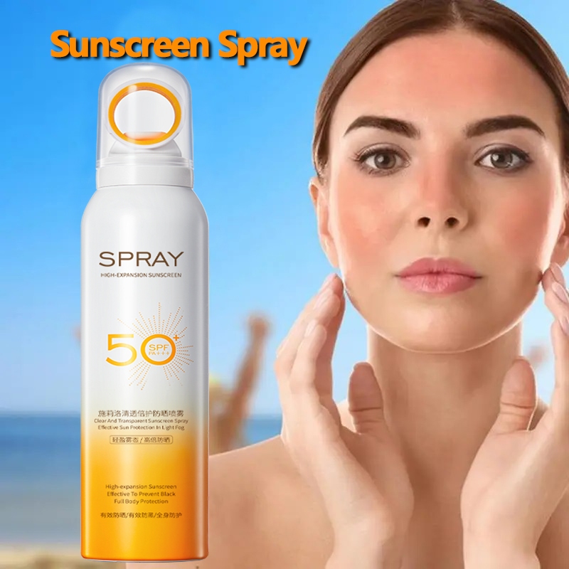 Sunscreen Facial Mist Sweatproof SPF 50 Long Lasting Sunscreen Mist