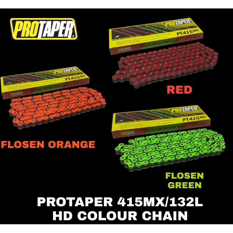 Protaper Chain 415 / 132L MX GOLD COLOR | Shopee Malaysia