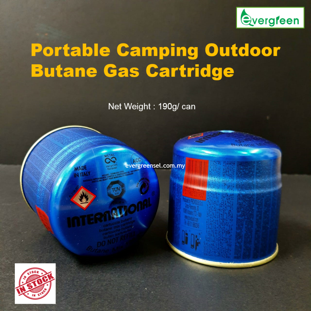 ( READY STOCK ) Portable Bunsen Burner Gas Refill / Gas Canister