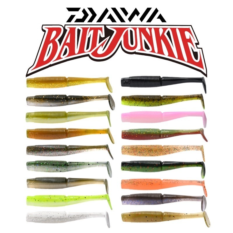 Daiwa Soft Leurre Bait Junkie Minnow 2.5 Pouce 8 per paquet BP