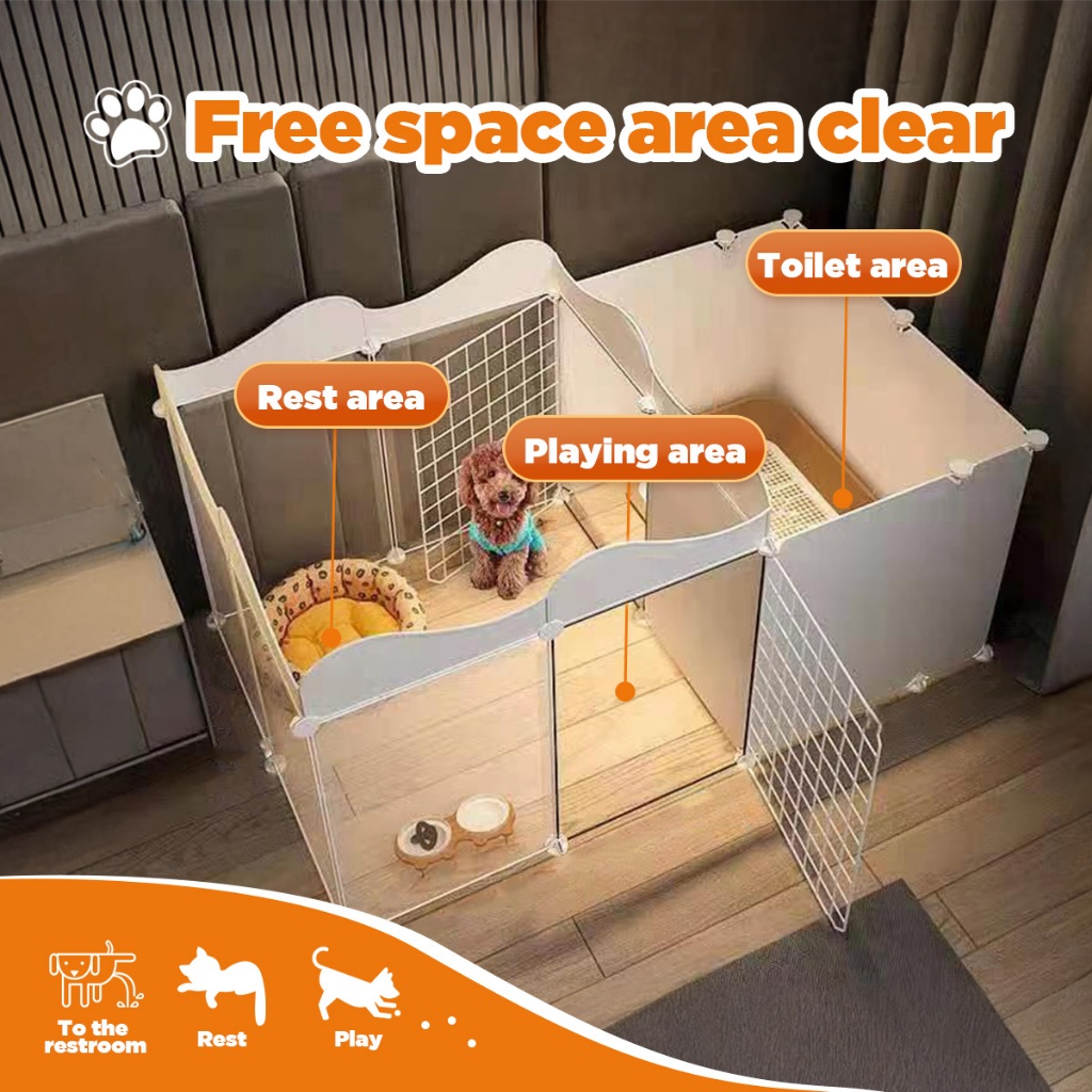 Pet Fence dog playpen fence Kennel Baffle Dog Fence Kitten Fence Rabbit