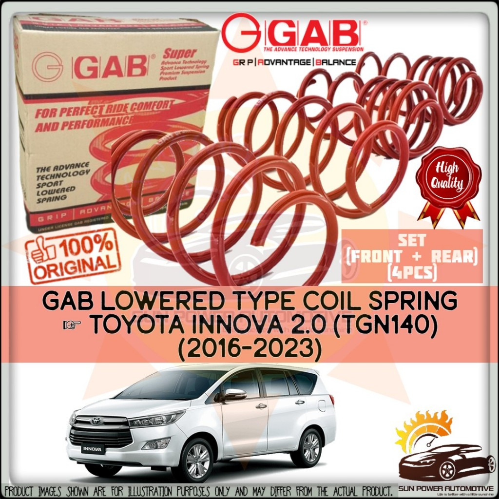 Toyota Innova 2.0 TGN140 2016-2023 GAB SUPER SPORT PREMIUM LOWERED TYPE ...