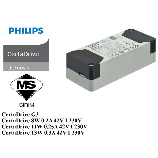 Philips CertaDrive G3 LED Driver, Constant Current Driver, Led ...