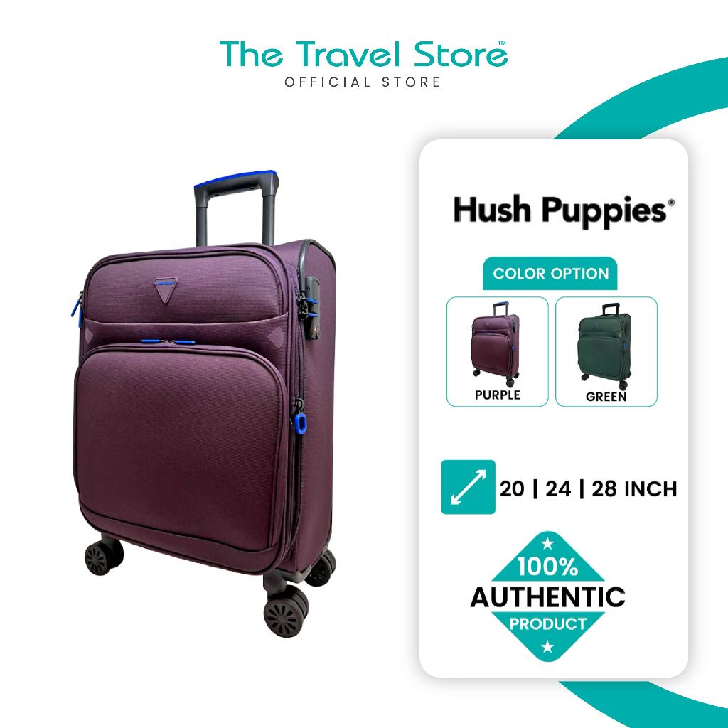 Hush Puppies Soft Trolley Case W TSA Travel Bag LOCK HP693148 20 HP693148 24 HP693148 28 Shopee Malaysia