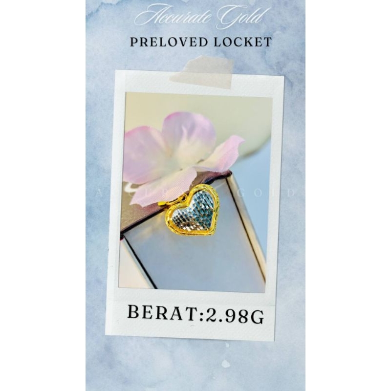 Prelove item 916 Loket Love 2c | Shopee Malaysia