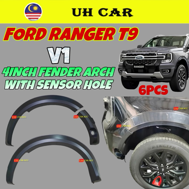 (V1 4INCH With Sensor Hole) Ford Ranger T9 Wildtrak Platinium Abs Side ...