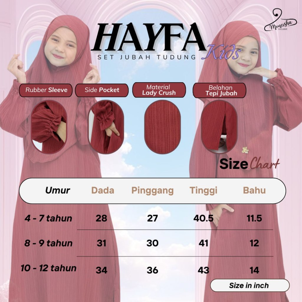 HAYFA JUBAH - Code Peach main image 1