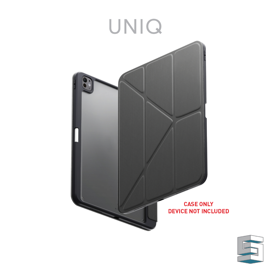 Uniq Moven Case Voor De Apple IPad Air 13 Inch (2025) M3 / (2024) M2 - Charcoal Grey - View #2