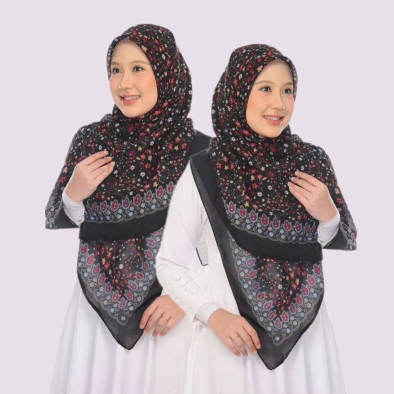 LEBARAN MELANGE LOOSE BAWAL - ASH PETALINE