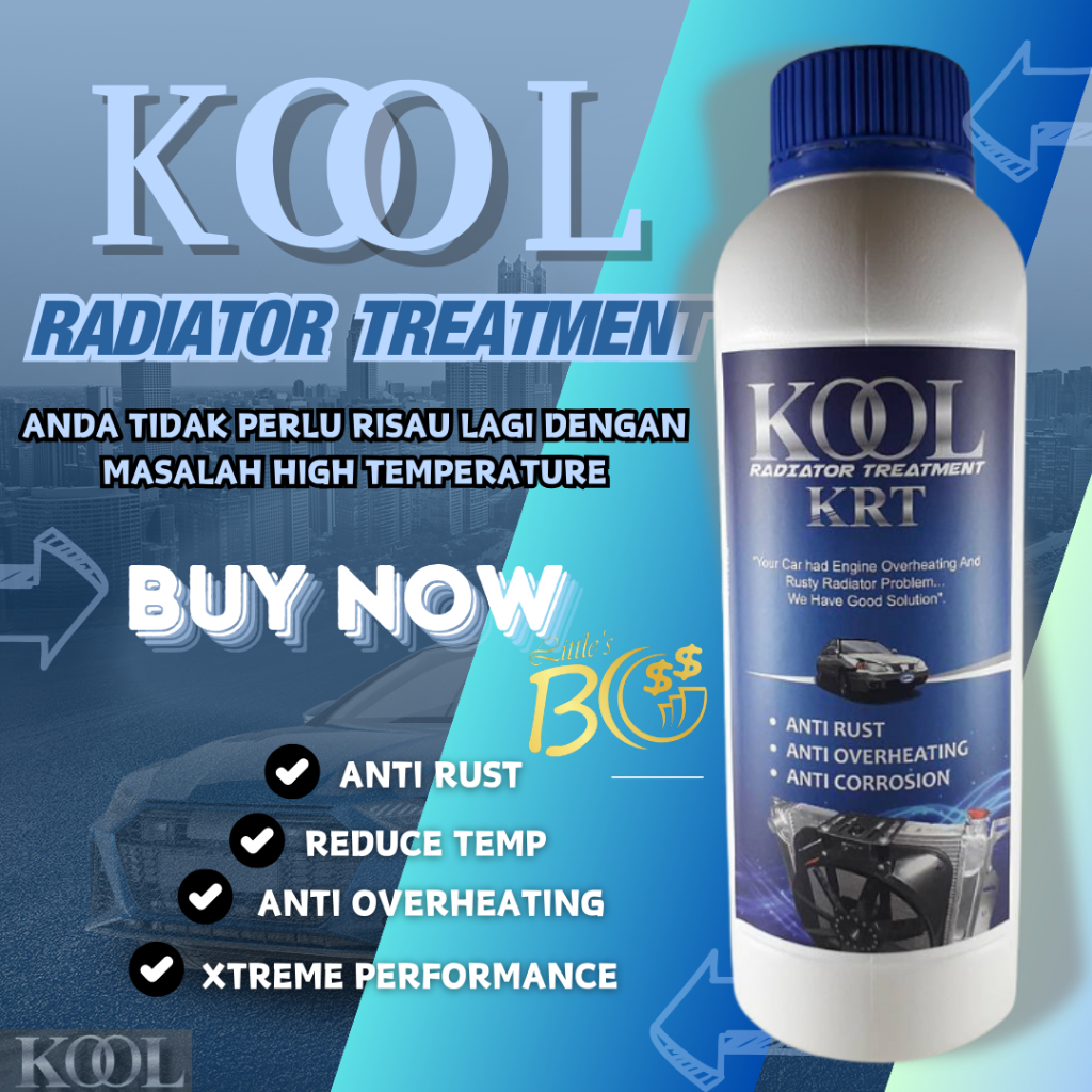 KOOL Coolant Radiator Treatment Performance Coolant Anti Overheat ...