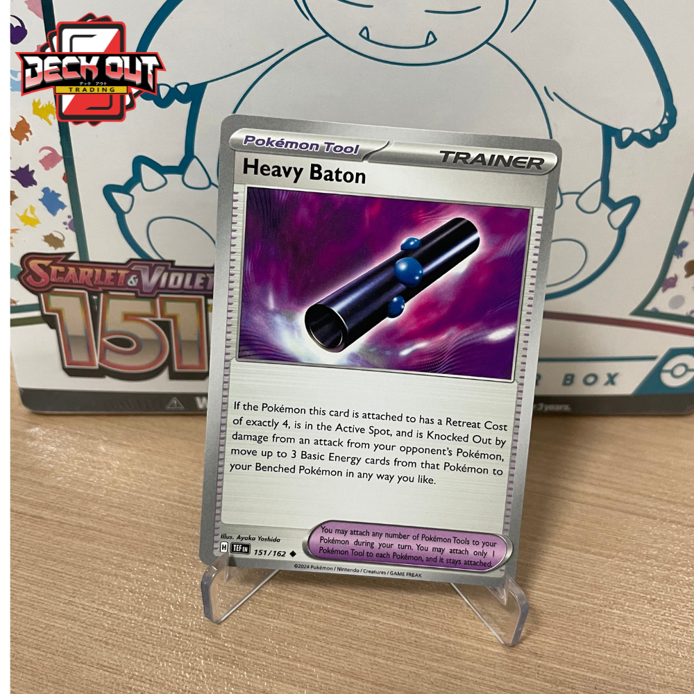 Pokemon TCg - Heavy Baton 151/162 | Shopee Malaysia