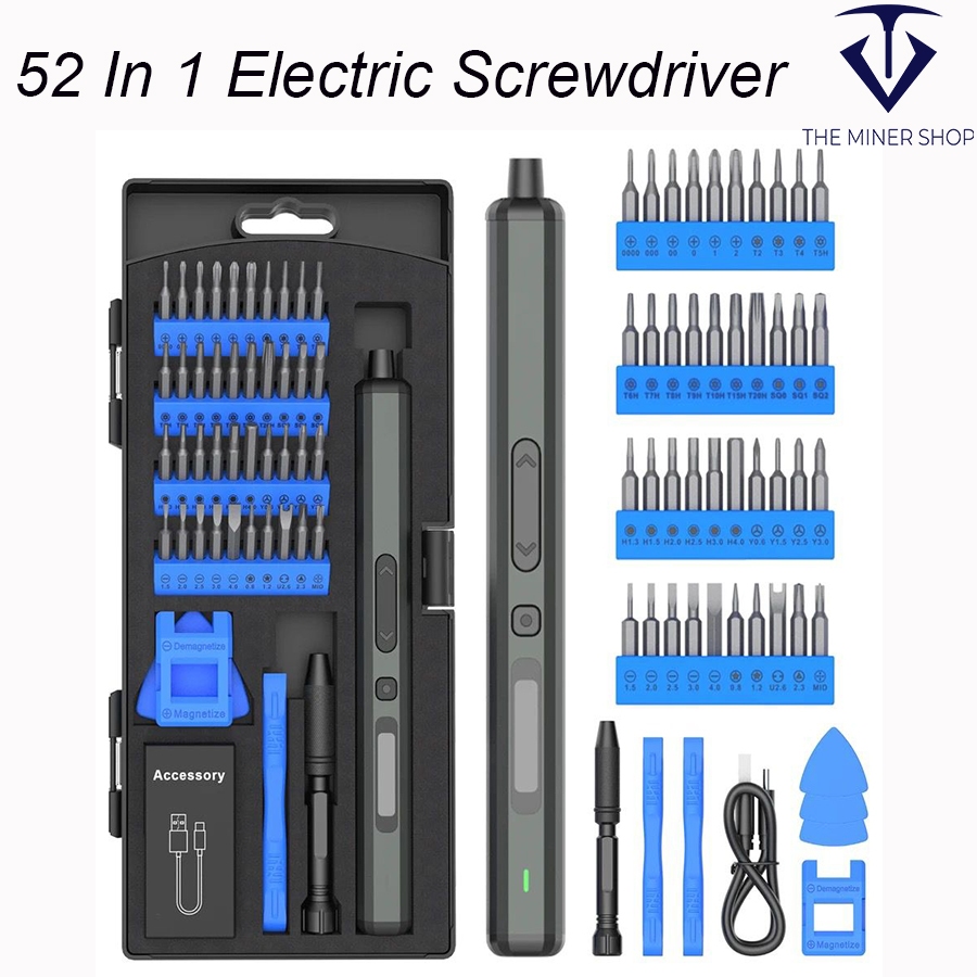 50 in 1 Electric Screwdriver Set Precision Power Tools with Torx ...