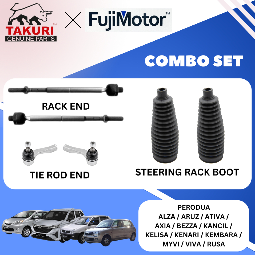 TAKURI+FUJIMOTOR PERODUA ALZA/ ARUZ/ ATIVA/ AXIA/ BEZZA/ KANCIL/ KENARI