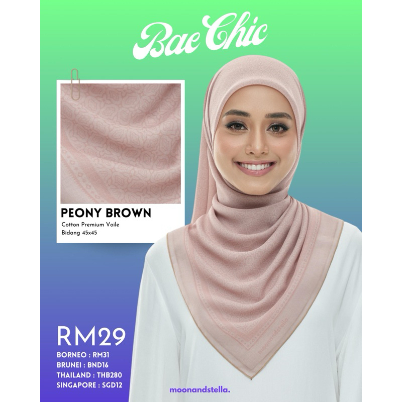 🔥READY STOCK🔥TUDUNG RAYA MOONANDSTELLA BAE CHIC 2.0 KLASIK MALAYA DAN ...