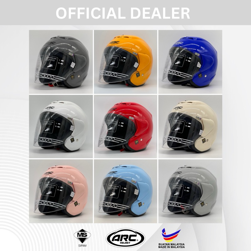 ARC Ritz [Special Colour] Edition Helmet | Shopee Malaysia
