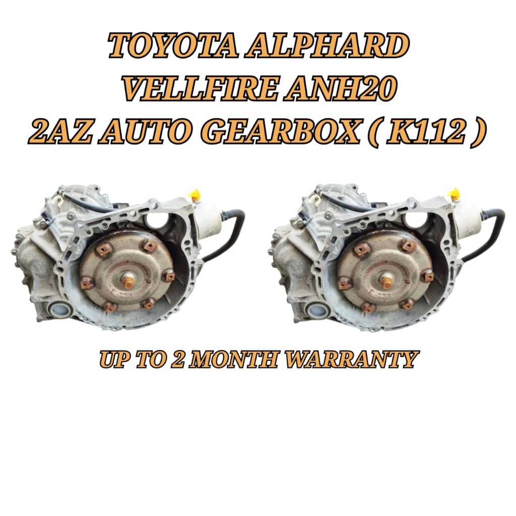 🇯🇵🇯🇵 Auto Gearbox Transmission Toyota Alphard Vellfire ANH20 2AZ CVT ...