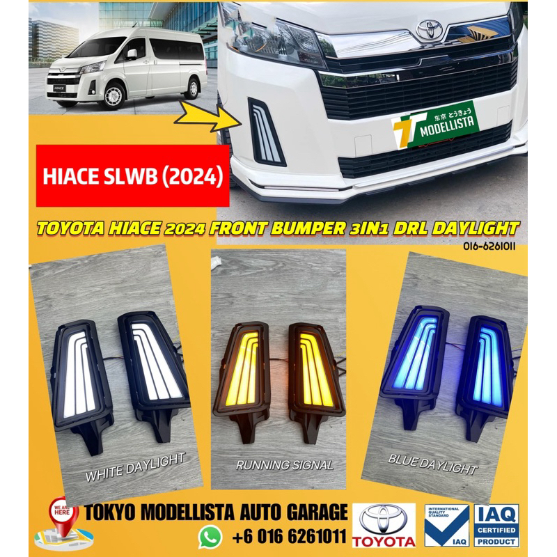 Fog Light Assembly Kit For 2012-2015 Toyota Prius 4-Door - DRL & Turn Signal, Clear Lens, Left & Right Pair