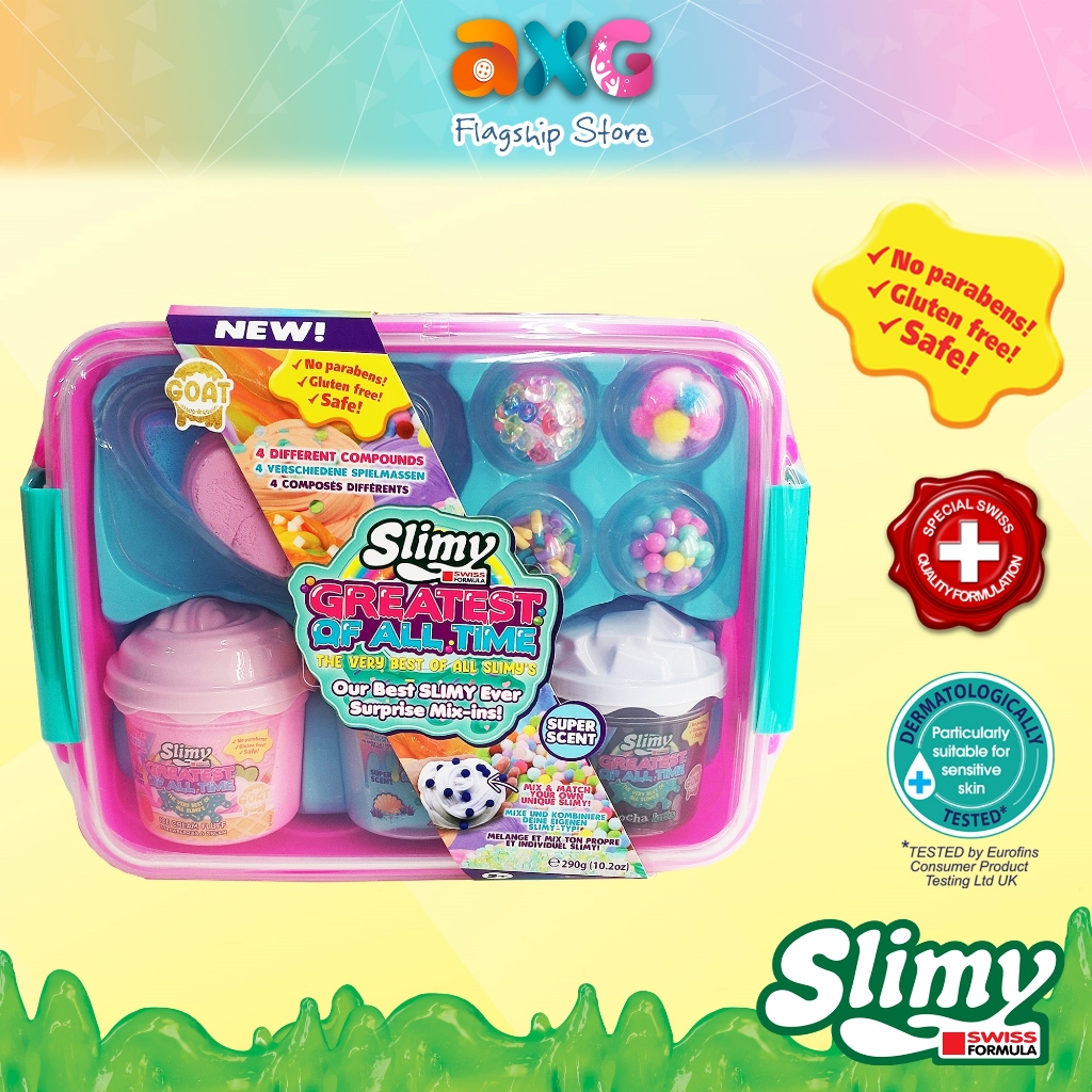 Slimy Greatest of All Time GOAT Medium Gift Set Slime Assortment Pack Assorted Color Design 32283
