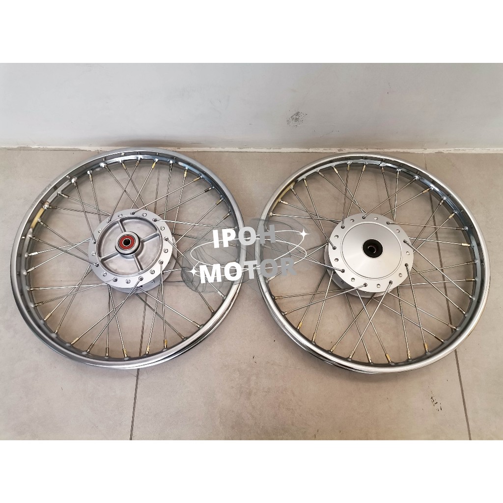 Ex5 / dream - complete set rim standard (rim besi + lidi + hub std ...