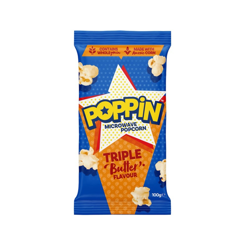 Poppin / Cobs Microwave Popcorn (Butter / Sea salt / Sweet) | Shopee ...