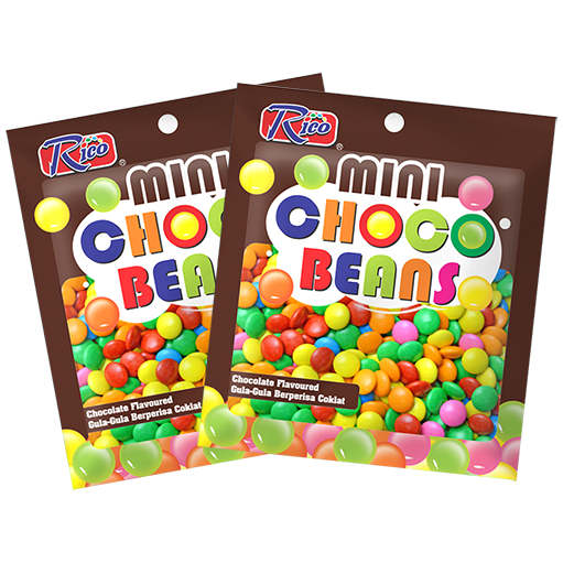 RICO MINI CHOCO BEANS 巧克力粒 130g | Shopee Malaysia