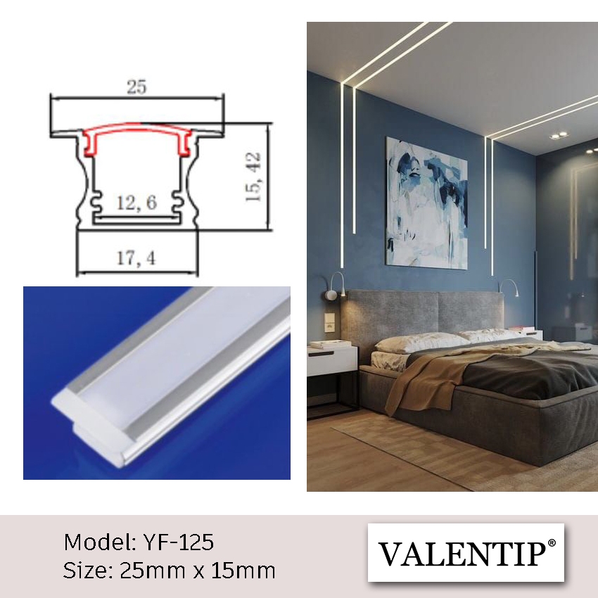 Aluminium Profile Casing LED Light Channel Strip Light LED Track Light ...