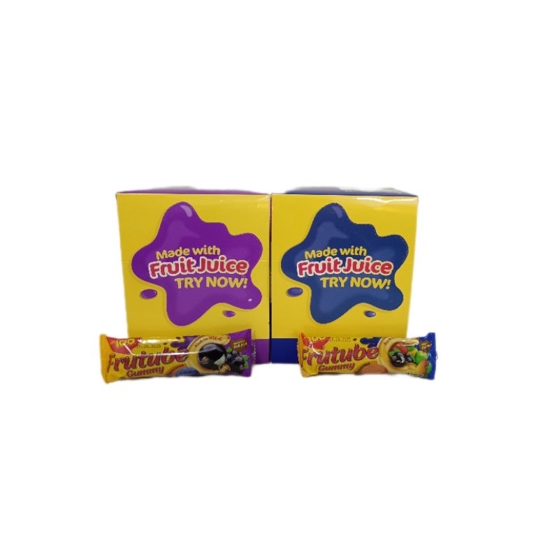 Lot 100 40g Frutuble Gummy Candy With Fruit Juice Childhood Snacks