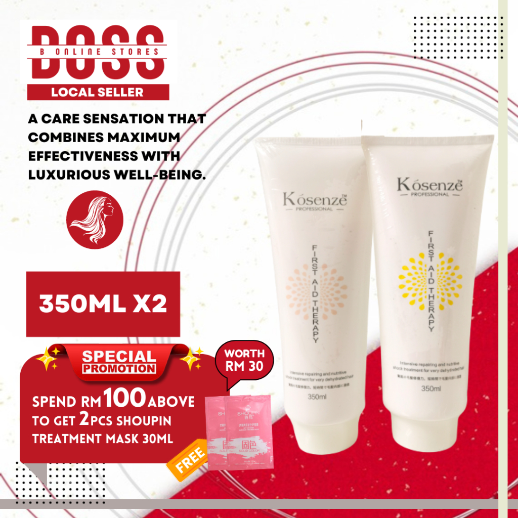 KOSENZE First Aid Therapy 350ml+350ml/SET | Hair Treatment | Shopee ...