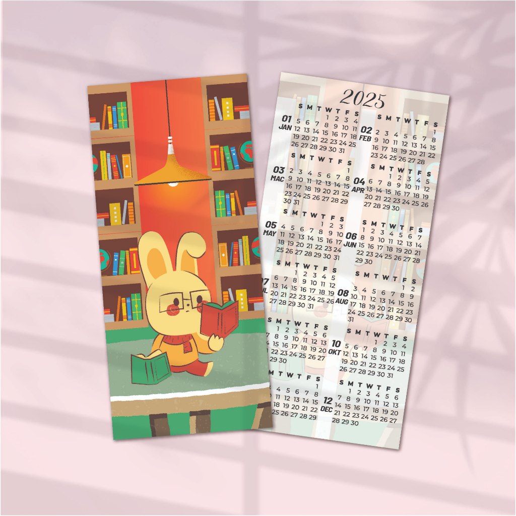 CALENDAR 2025/KALENDAR 2025 BOOKMARK / / FREEGIFT / STUDENT