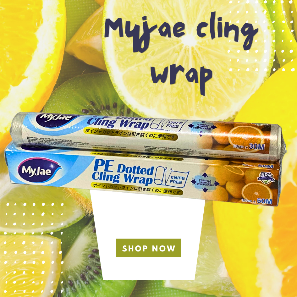 MyJae PE Dotted Cling Wrap Fresh Keeping 1+1保鲜膜 | Shopee Malaysia