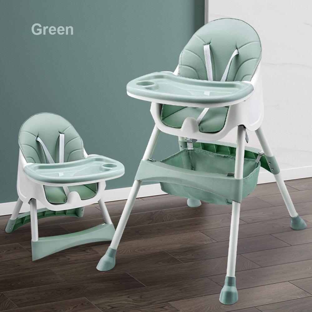 Jollybee Adjustable High Chair With Double Plate Removable | Shopee ...