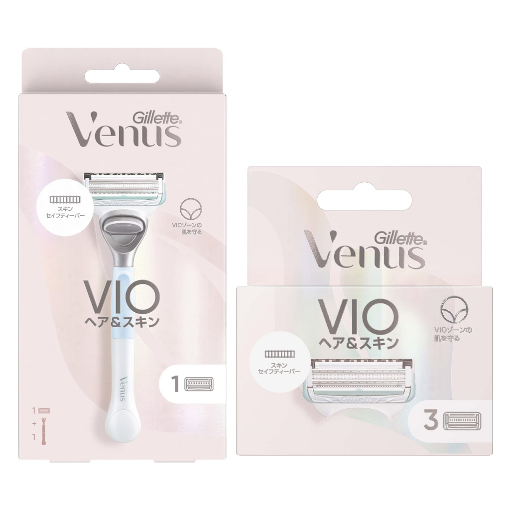 Gillette Venus Vio Intimate for Pubic Hair & Skin Women Bikini Razor ...