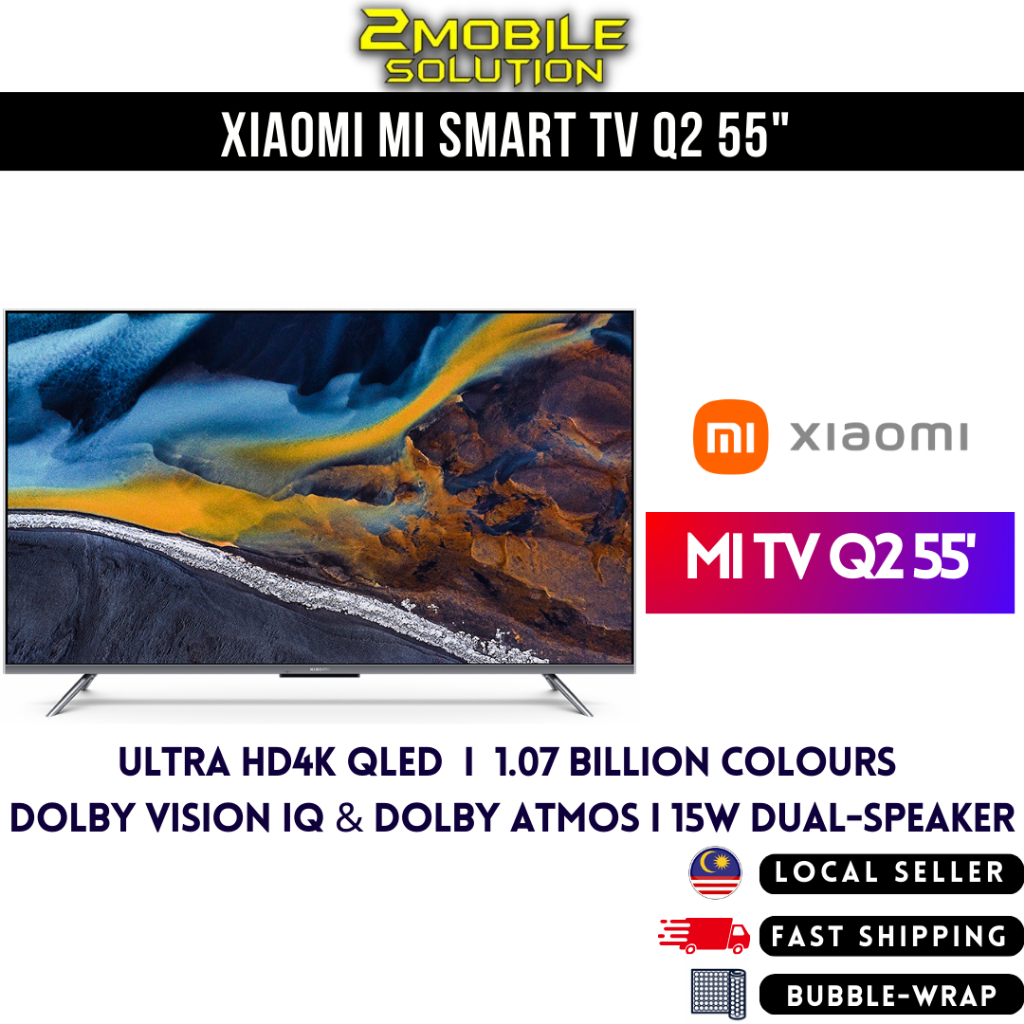 MI TV Q2 55" 65" | 2+16GB 4K QLED | 1.07 billion colors | 60Hz MEMC ...