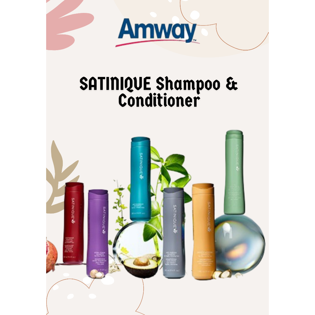 Amway SATINIQUE Shampoo 💯 Original comes with Amway sticker | Shopee ...