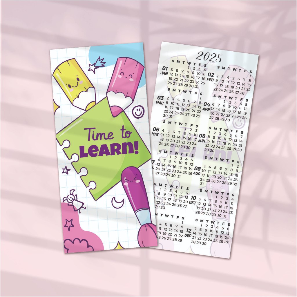 CALENDAR 2025/KALENDAR 2025 BOOKMARK / / FREEGIFT / STUDENT