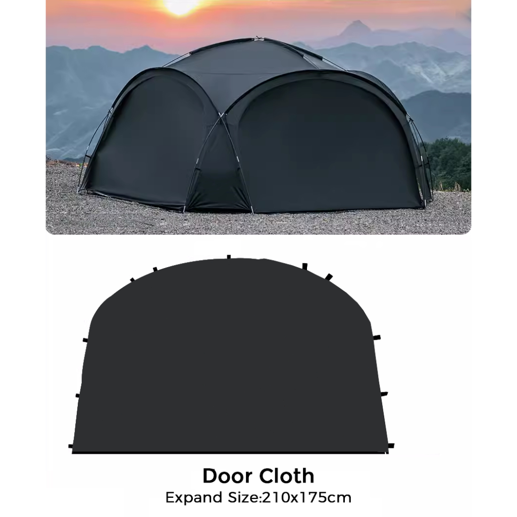 Camping Outdoor Dome Shelter Dome Tent Waterproof Flysheet transparent ...