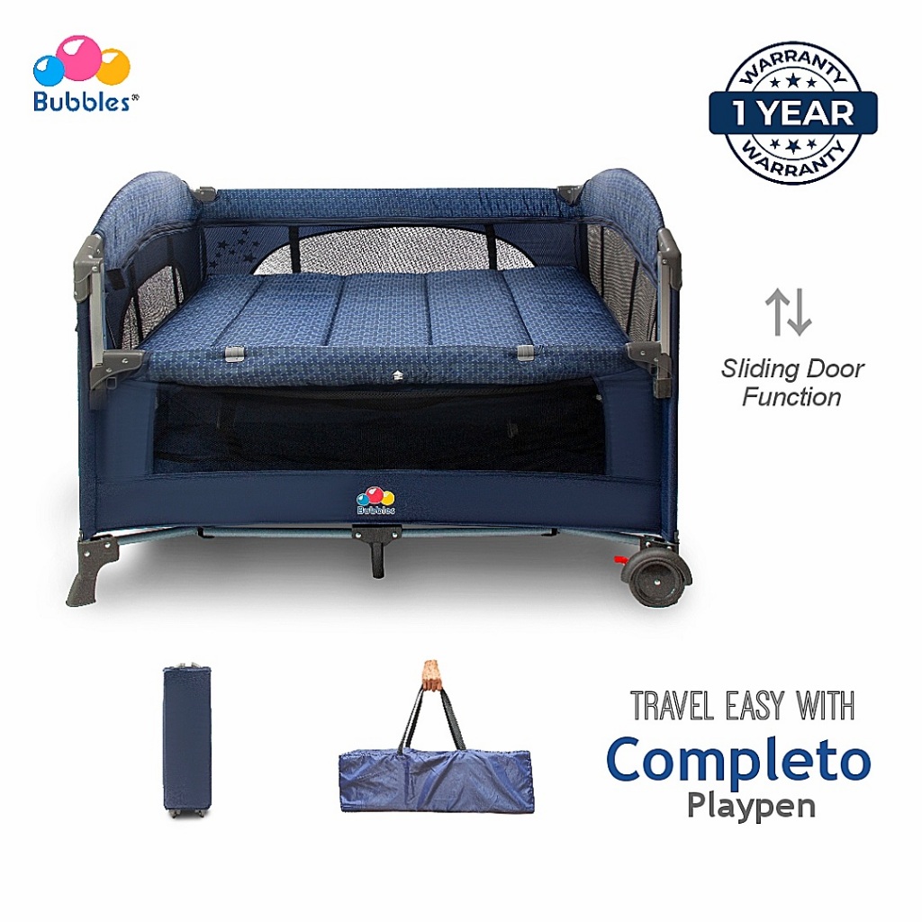 Bubbles Completo Playpen with Sliding Door (Completo Playard