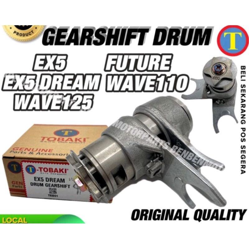TOBAKI EX5 DREAM DRUM GEARSHIFT KETAM GEAR BOX HP WAVE100 sym class HIGH POWER Shopee Malaysia