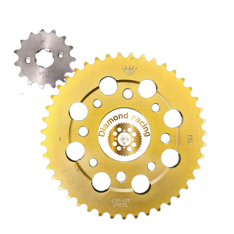 HONDA RS150 420 DIAMOND SPROCKET GOLD COMBO FULL SET Shopee Malaysia