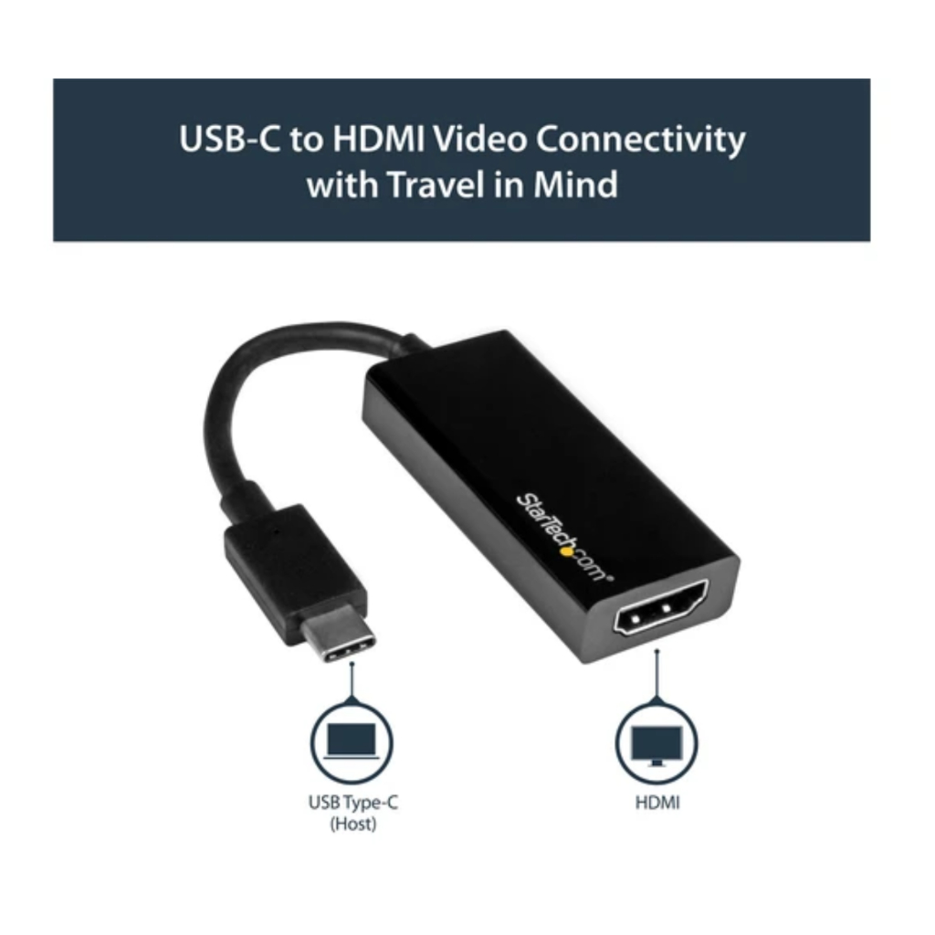 StarTech CDP2HD USB-C to HDMI Adapter with 4K 30Hz USB Type-C™ to HDMI ...