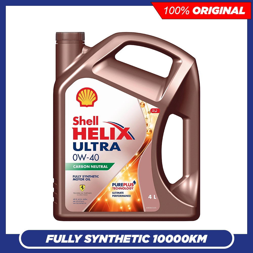 SHELL HELIX ULTRA 0W40 SP / 0W20 SP C5 Fully Synthetic Engine Oil (4L ...