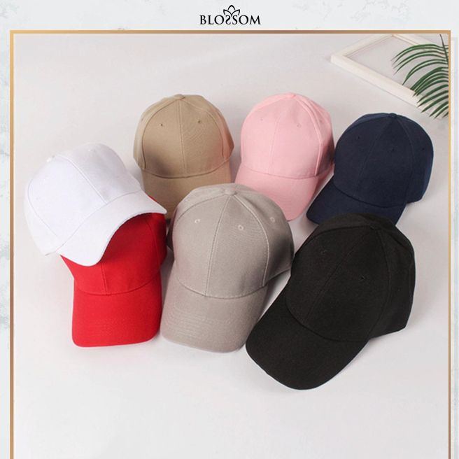 1 PCS High Quality Korea Style Plain Color Cap topi hitam | Shopee Malaysia