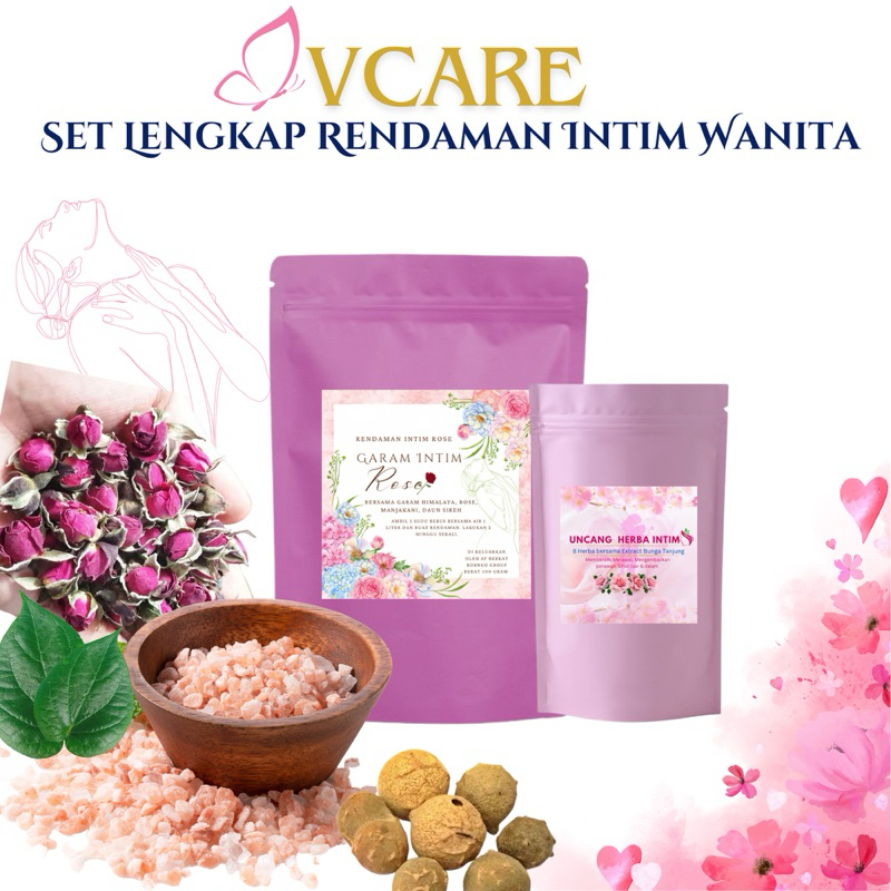 GARAM INTIM ROSE & UNCANG HERBA/Set Lengkap sitz bath/SET JIMAT/SET