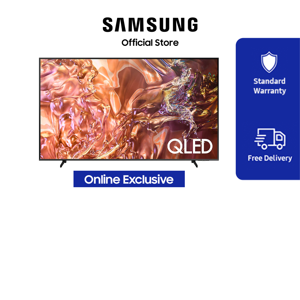 [Online Exclusive] Samsung QLED QE1D 4K Smart TV (2024) |100% Color ...