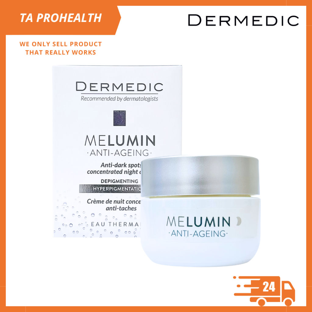 Dermedic Melumin Depigmenting Anti-Dark Spots Night Cream(Exp:2026 ...